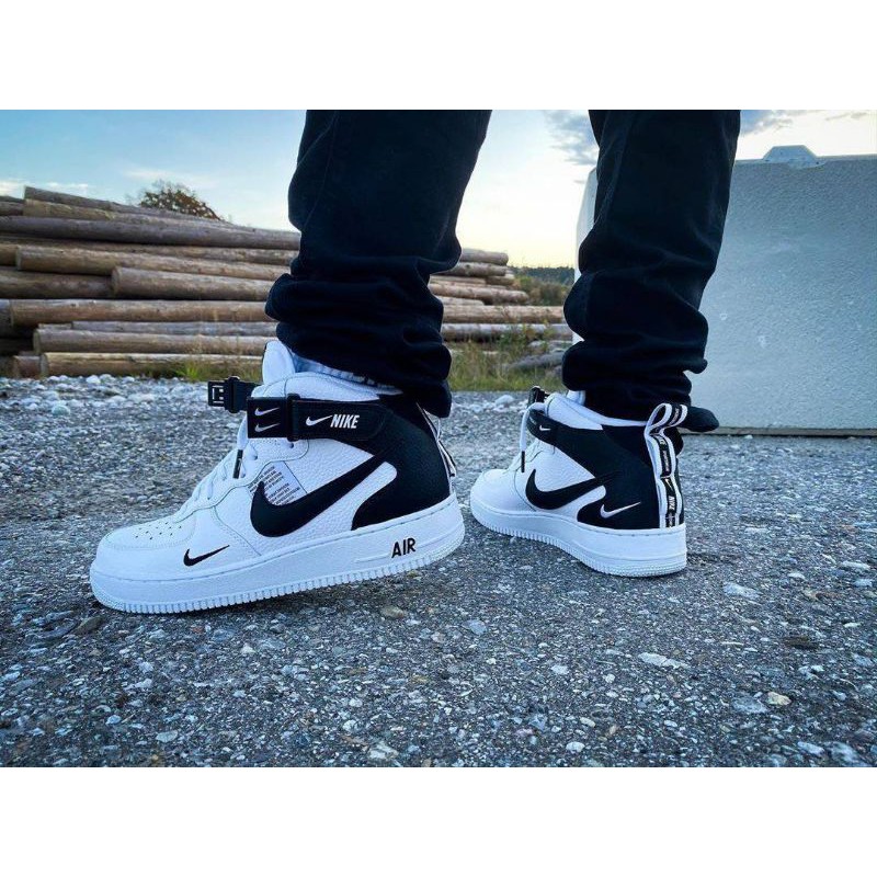 air force mid top white