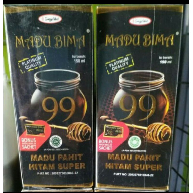 

Madu Bima 99 Madu Hitam Pahit Super Original