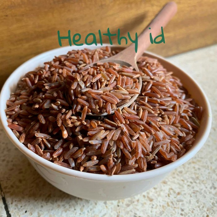 

Beras Merah Organik per Kg - MPASI - Beras Sehat - Non vacuum 1kg
