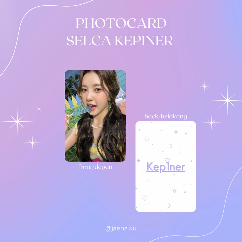 [KEP1ER] PHOTOCARD KEP1ER SELCA #1 ‼️ BACA DESKRIPSI ‼️