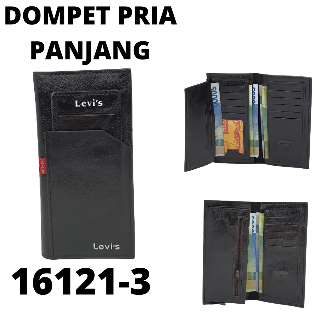 Dompet Pria Panjang Branded Tipis dan Original serta Murah | Dompet Cowo Panjang Kulit Import Murah|