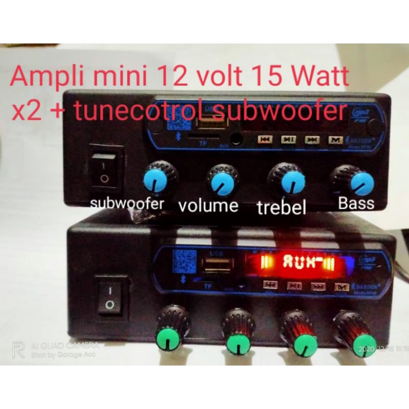 AMPLIFIER MINI 12 VOLT SUBWOOFER POWER KELAS D SUBWOOFER