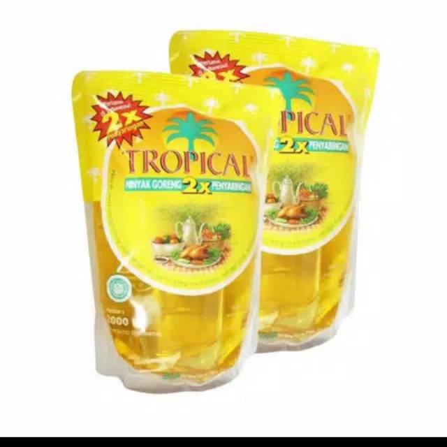 

Minyak tropical dua liter per bungkus