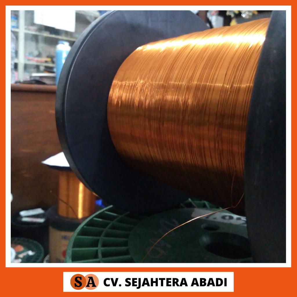 Terangshop17 Jaminan Kawat Tembaga Asli Merk Hellenic Ukuran Tebal Kawat 0.25 0,25 Mm 0.25Mm 0,25Mm