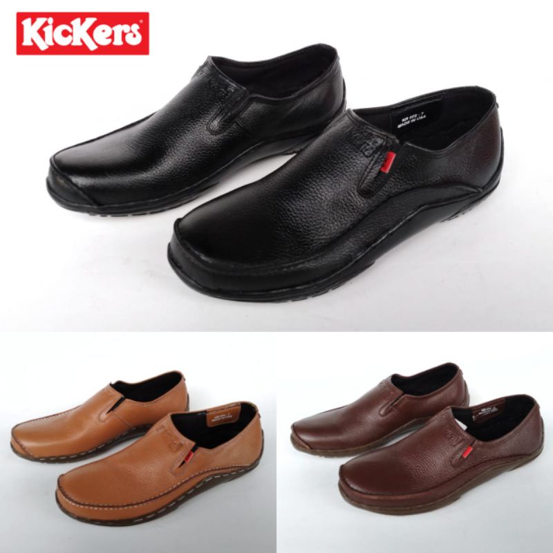 SEPATU KASUAL KULIT PRIA KICKERS TRENDY ORIGINAL SEPATU FORMAL TERMURAH