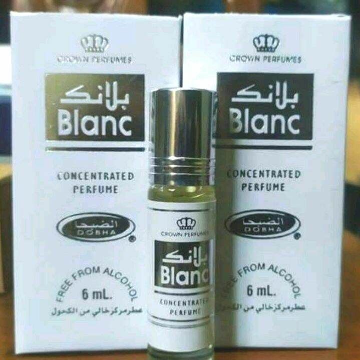 BLANC Parfum DOBHA 6ml Minyak Wangi Roll On NonAlkohol