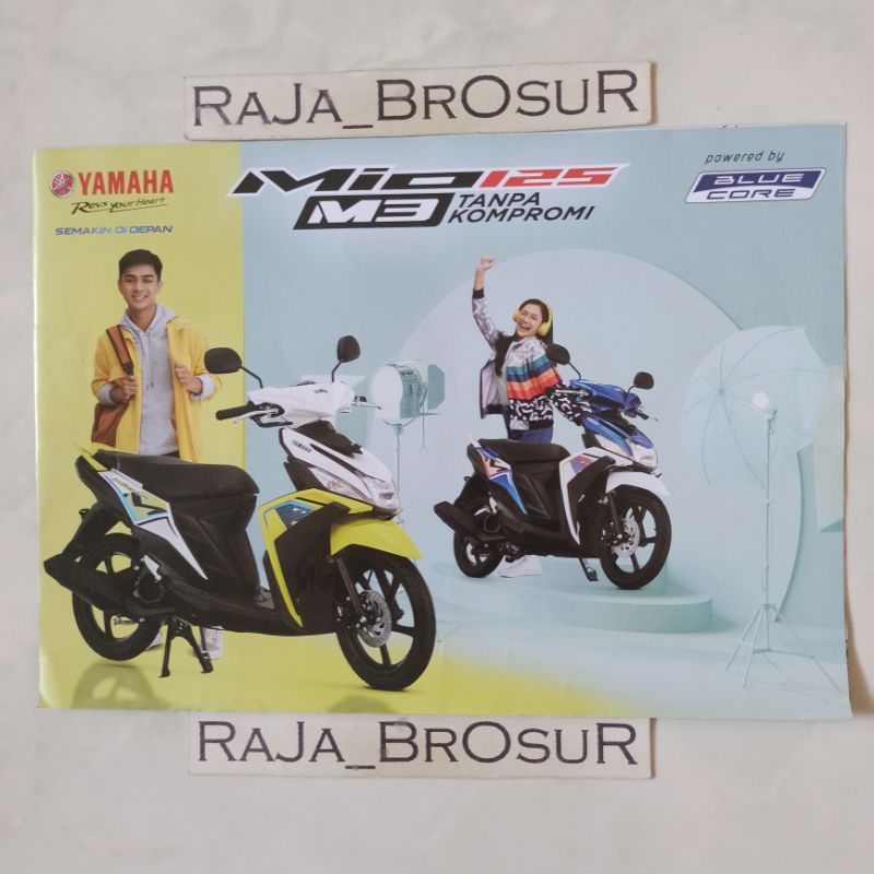 Poster brosur katalog leaflet Yamaha Mio125 M3/Yamaha Mio 125 M3 2021
