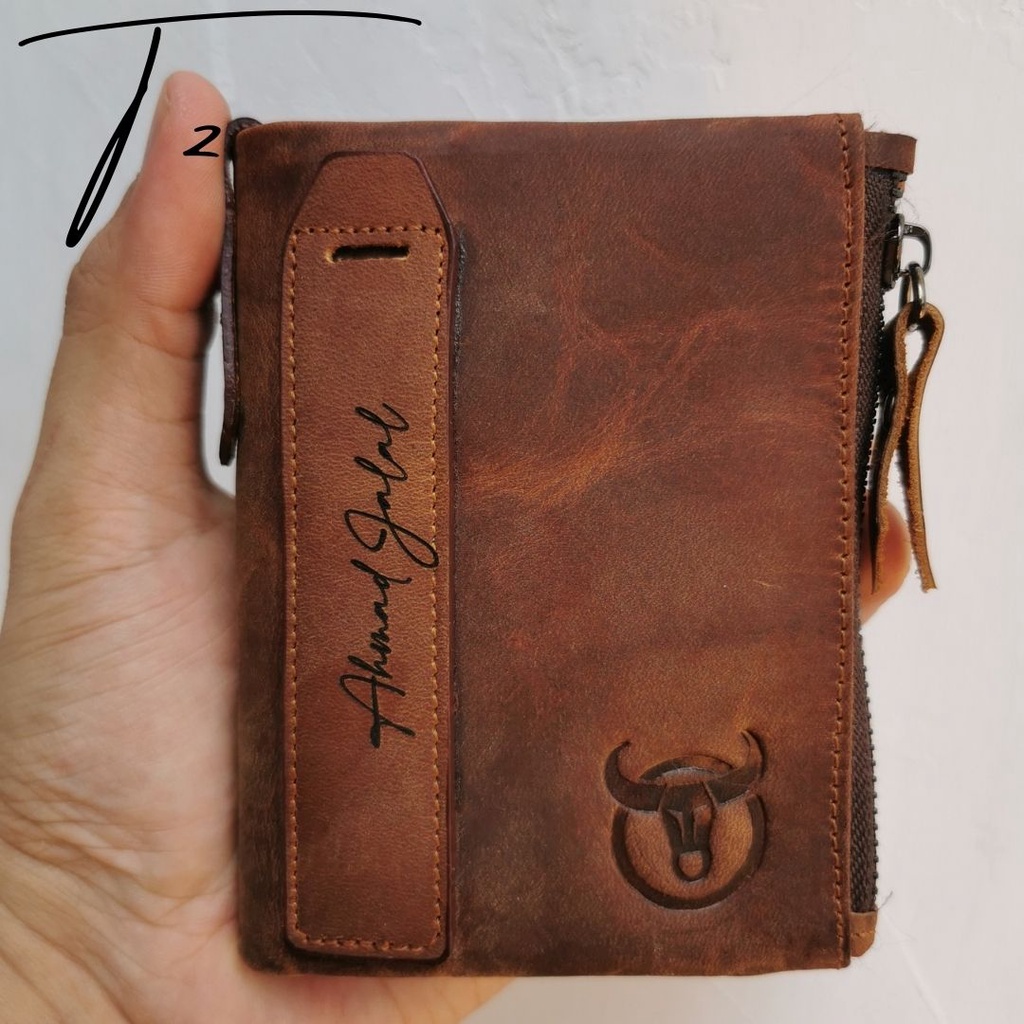 Dompet Kulit Sapi Pendek Bull Captain Import