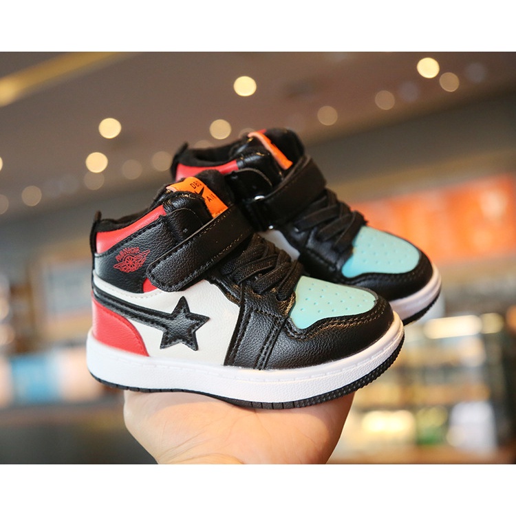 SEPATU IMPORT ANAK STAR HITAM MERAH