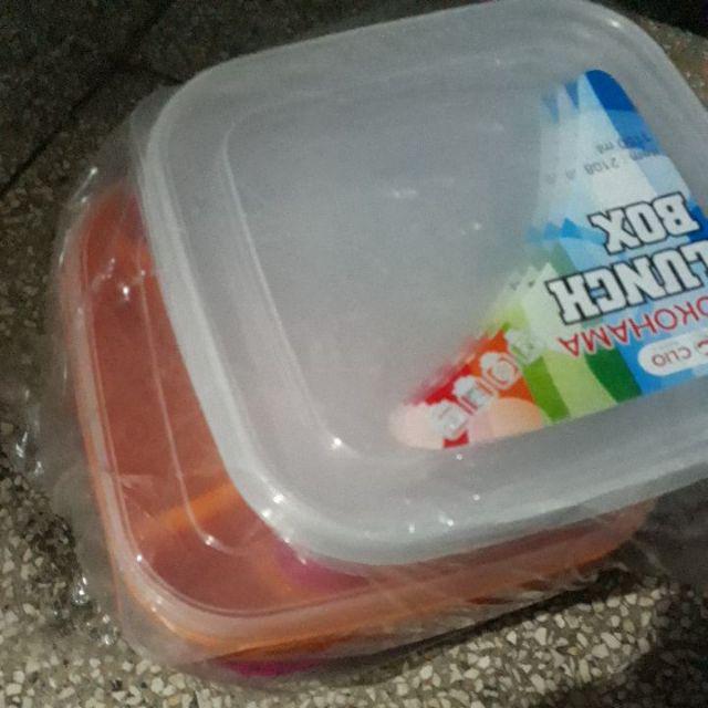 6 Pcs Lunch Box Yokohama/ Kotak Makan Katering/ Lunch Box Clio