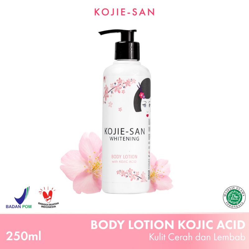 KOJIE SAN Body Lotion Series / Body Serum Series 250ml - Kojic Acid / Goats Milk / Glow Skin | | Fine Anti Aging Skin / Intense Glow Skin