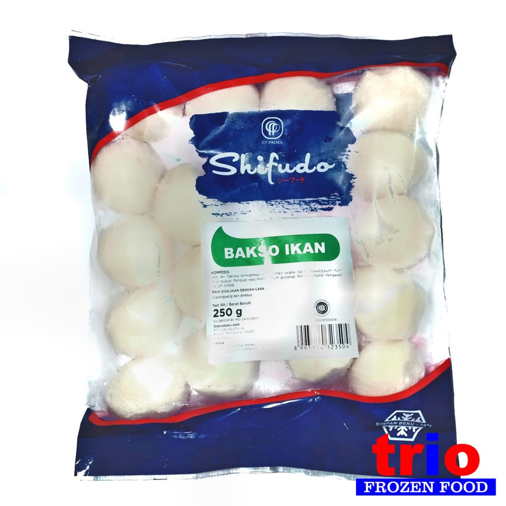 Jual Shifudo Bakso Ikan 250gr Shopee Indonesia