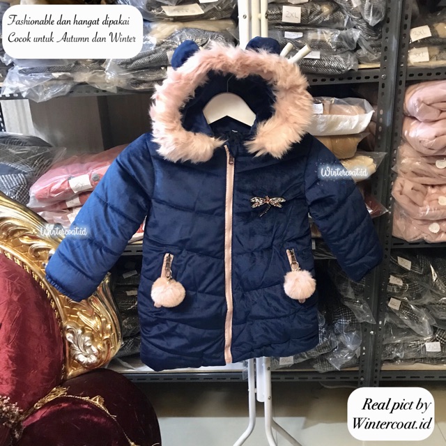 READY INDONESIA MADDIE Winter Coat Jacket for girls Jaket mantel anak perempuan musim dingin