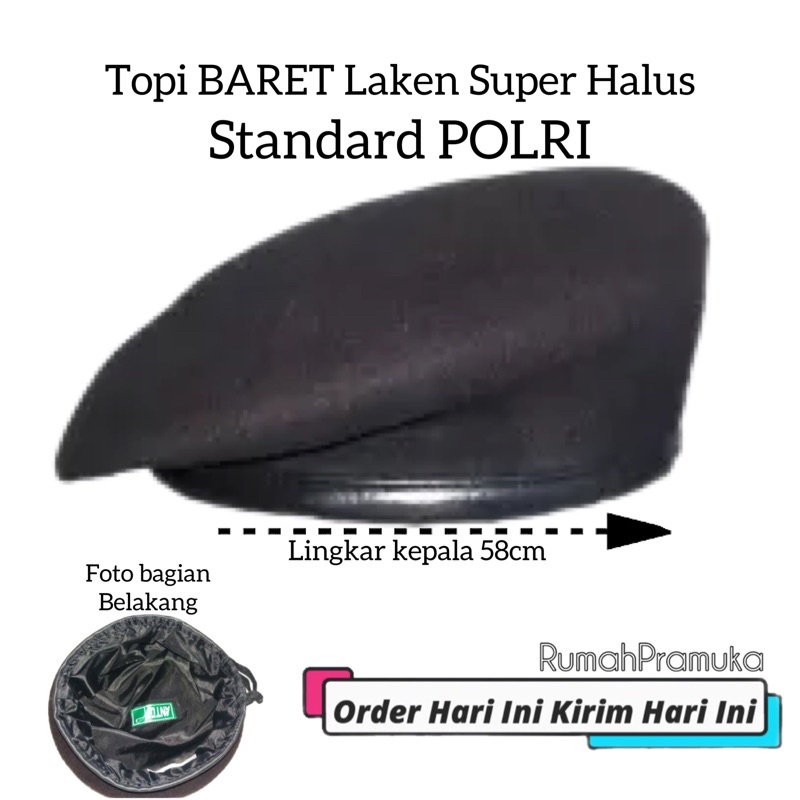 Jual Topi Baret Laken Topi Baret Pramuka Topi Baret Putra Topi