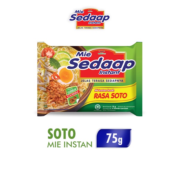 

Sedaap Mie Instan Soto 75 gr