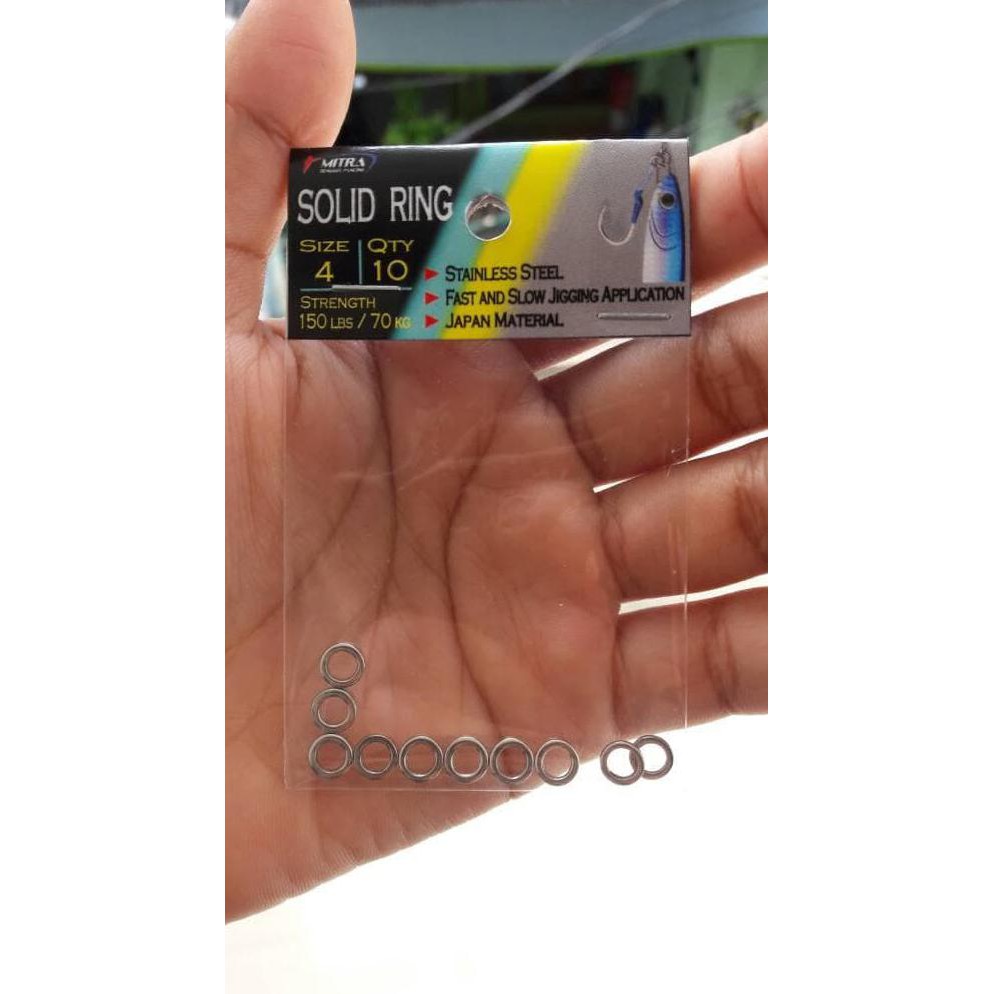 7N8H SOLID RING MBP SIZE 4 UNTUK ASSIST HOOK 718Y