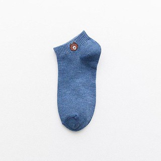 ⭐ JKTMART ⭐ Kaos Kaki Fashion Unisex Motif Beruang Wanita Pria Murah Import R109 KK010-BERUANG BIRU