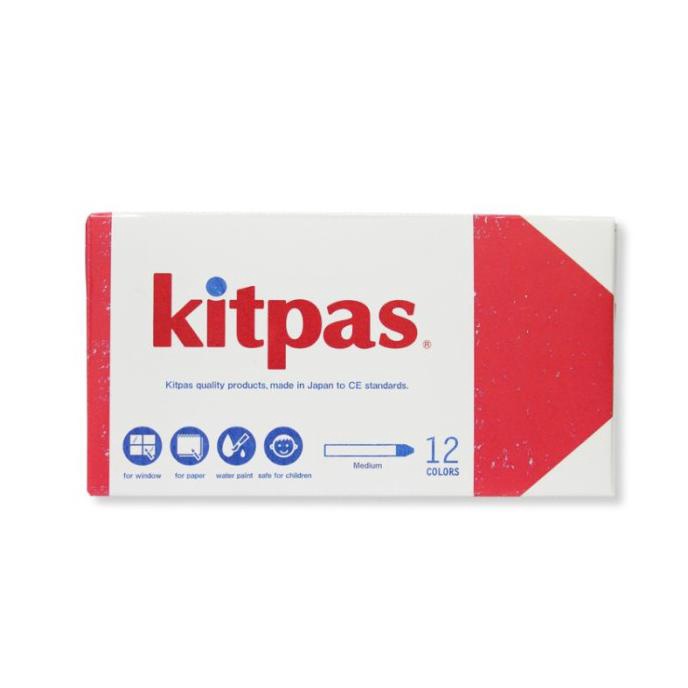 

KITPAS CRAYON ORIGINAL JAPAN - 12 COLORS