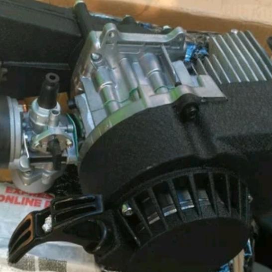 mesin motor trail mini 2tak 49cc