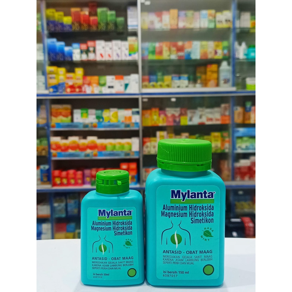 Mylanta Cair Sirup Obat Maag Nyeri Lambung Tukak Lambung 50 ml 150 ml