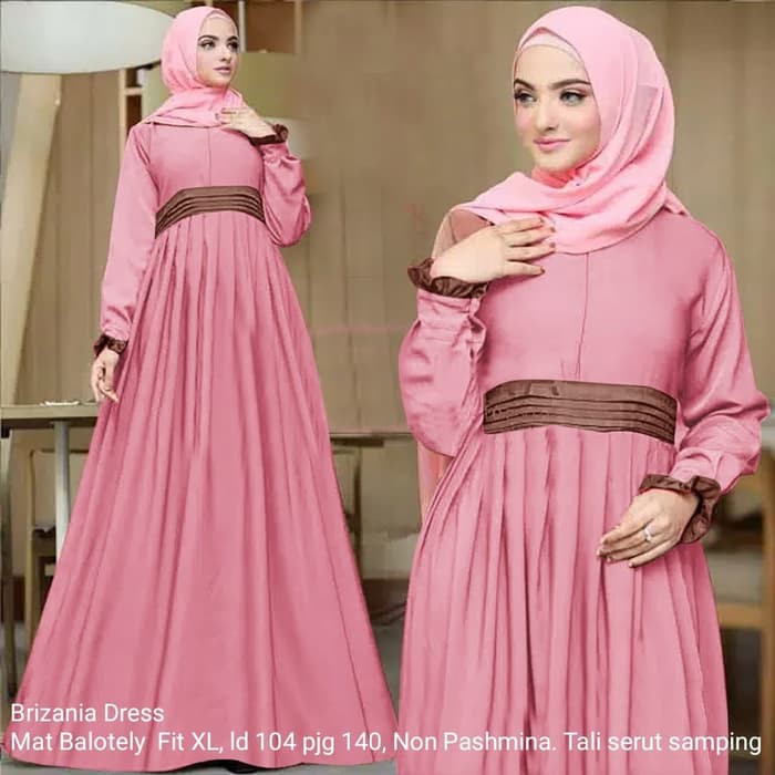 [BRIZANIA KB SC] Maxi dress wanita balotelly varian warna