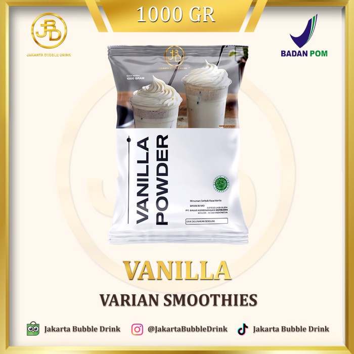 

(BISA COD) Vanilla Powder - Bubuk Minuman Bubble Drink, Cappucino Cincau