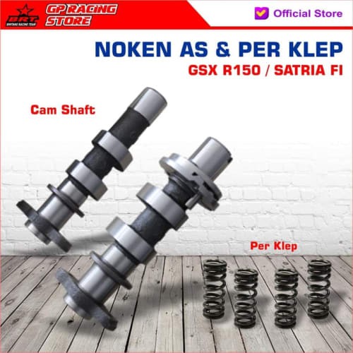 PAKET NOKEN AS & PER KLEP RACING BRT SUZUKI GSX R150 - SATRIA FU FI