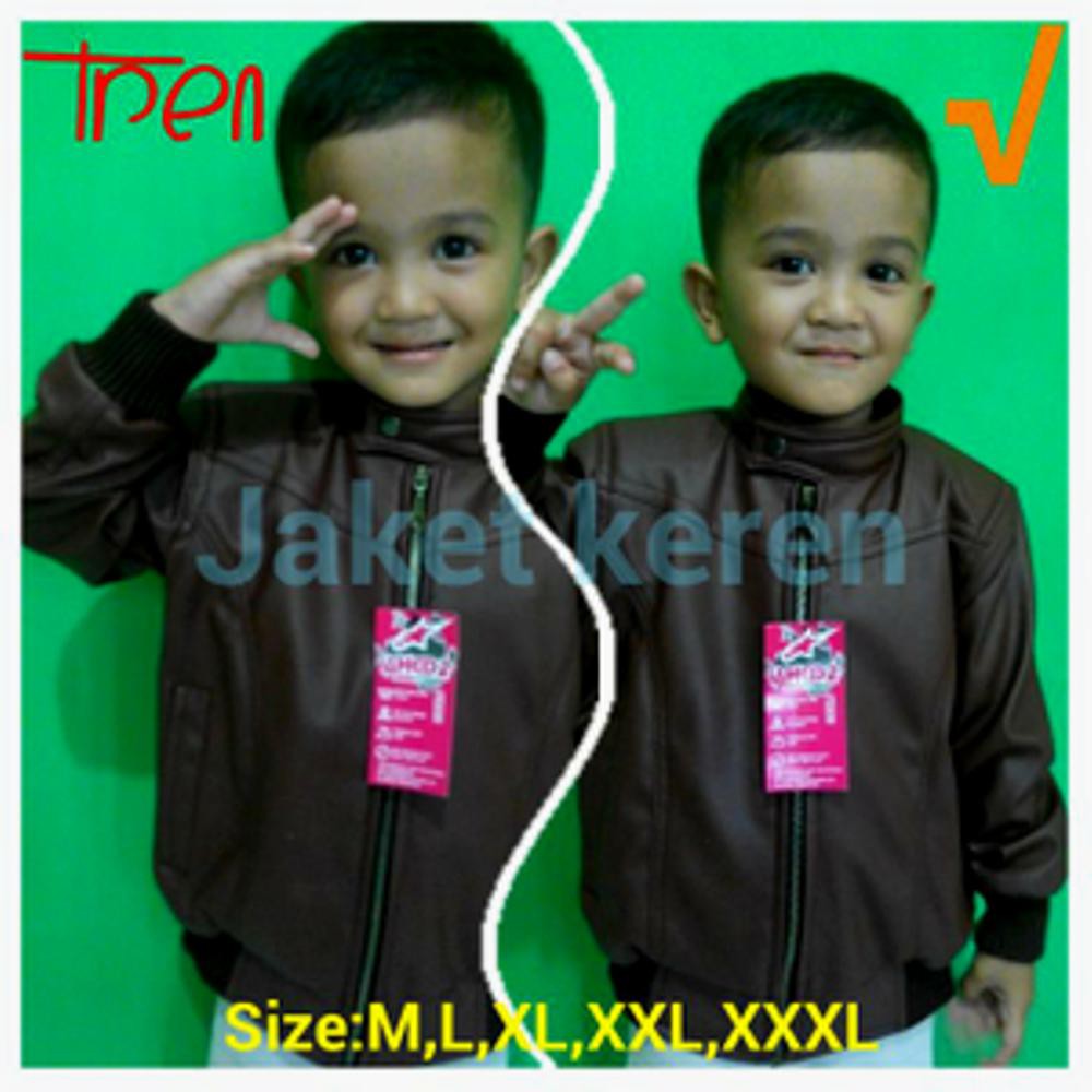 JAKET ANAK LAKI-LAKI SEMI KULIT ASLI GARUT MURAH