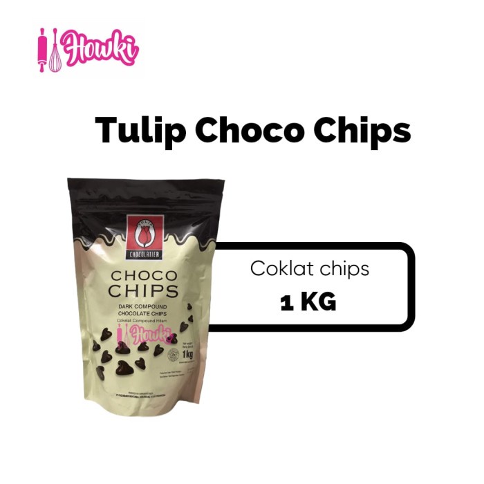 

CHOCOCHIPS DARK TULIP POUCH 1KG