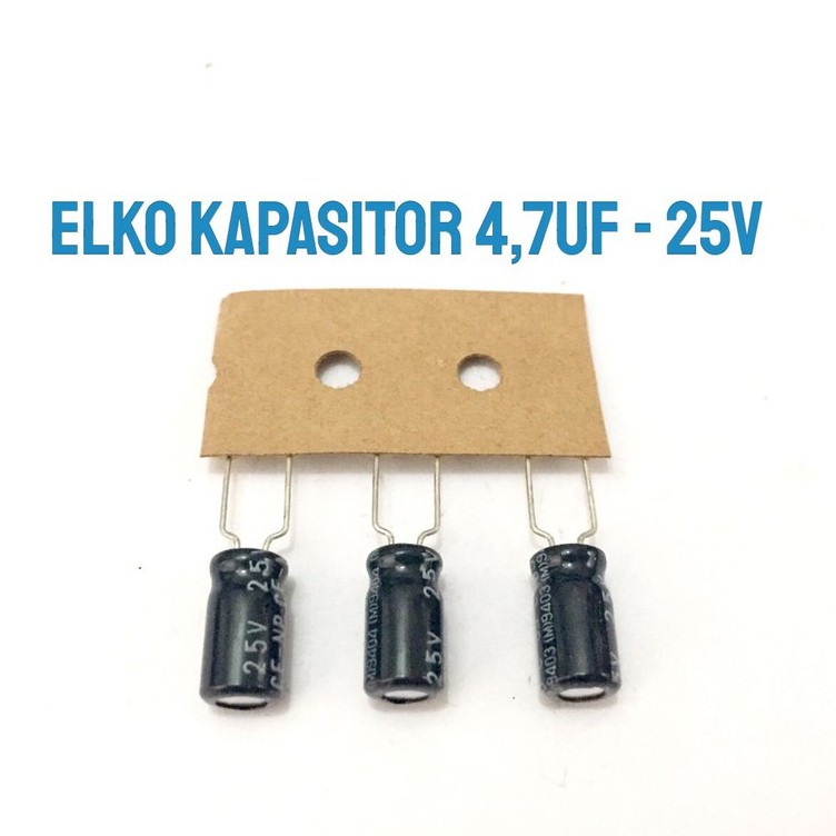 ELKO KAPASITOR 4,7UF - 25V