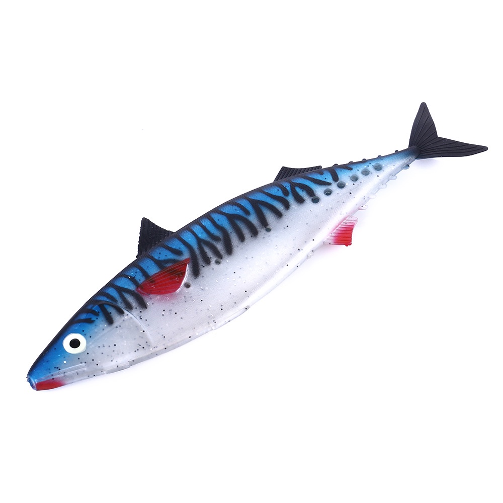 Hengjia Umpan Pancing Soft Bait Bentuk Ikan Tuna Imitasi Ukuran 29cm 65g