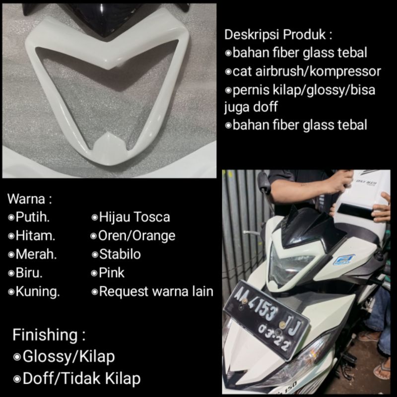 Cover Lampu Supra GTR 150