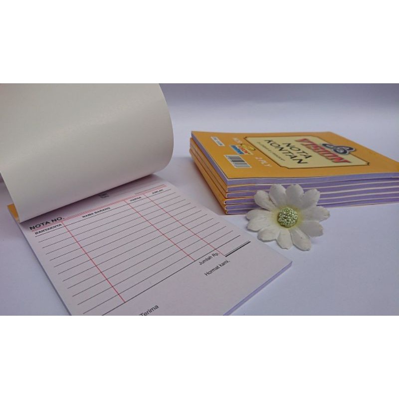 

Nota Kontan 2 Rangkap Ukuran kecil Merk Vision