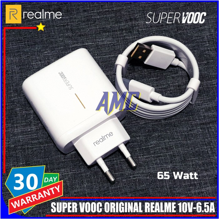 Charger Realme 7 Pro Super Dart 65 Watt ORIGINAL 100% USB C