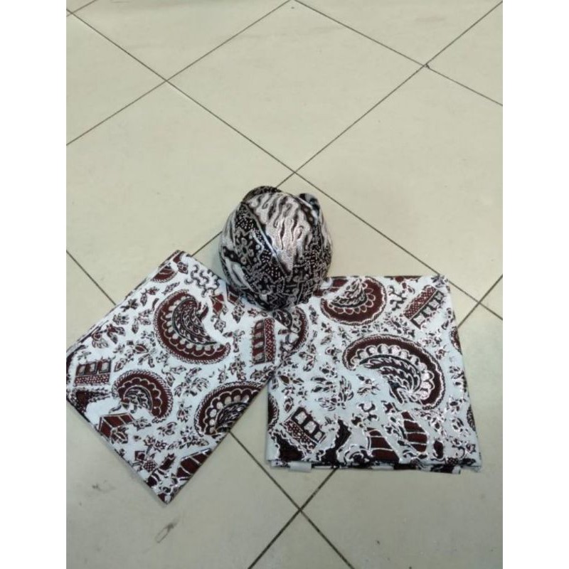 Kain batik prada/kain pengantin/blangkon/kain prada