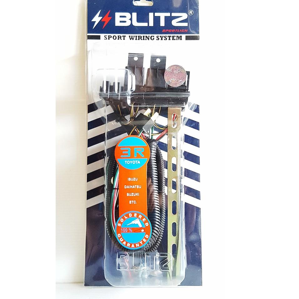 Terbaru BLITZ Kabel Set 3 Relay Bosch Lampu H4
