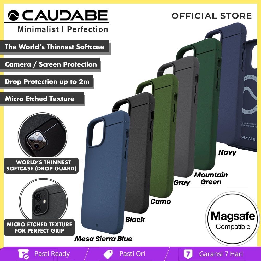 Jual Case iPhone 13 Pro Max / 13 Pro / 13 / 13 Mini Caudabe Sheath