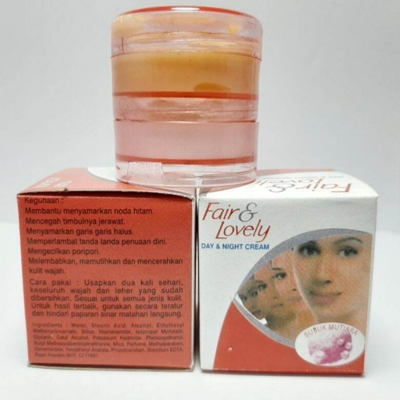 CREAM FAIR &amp; LOVELY SIANG MALAM 2in1