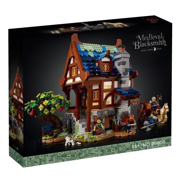 99909 Medieval Blacksmith Compatible 21325 Lepin Creator Modular Brick
