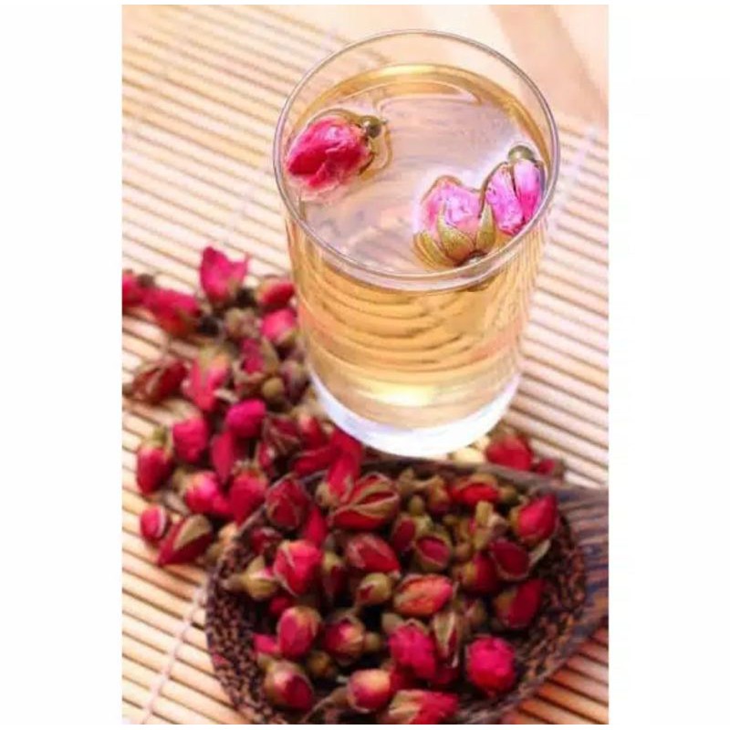 

teh bunga mawar red rose buds flower tea 500g