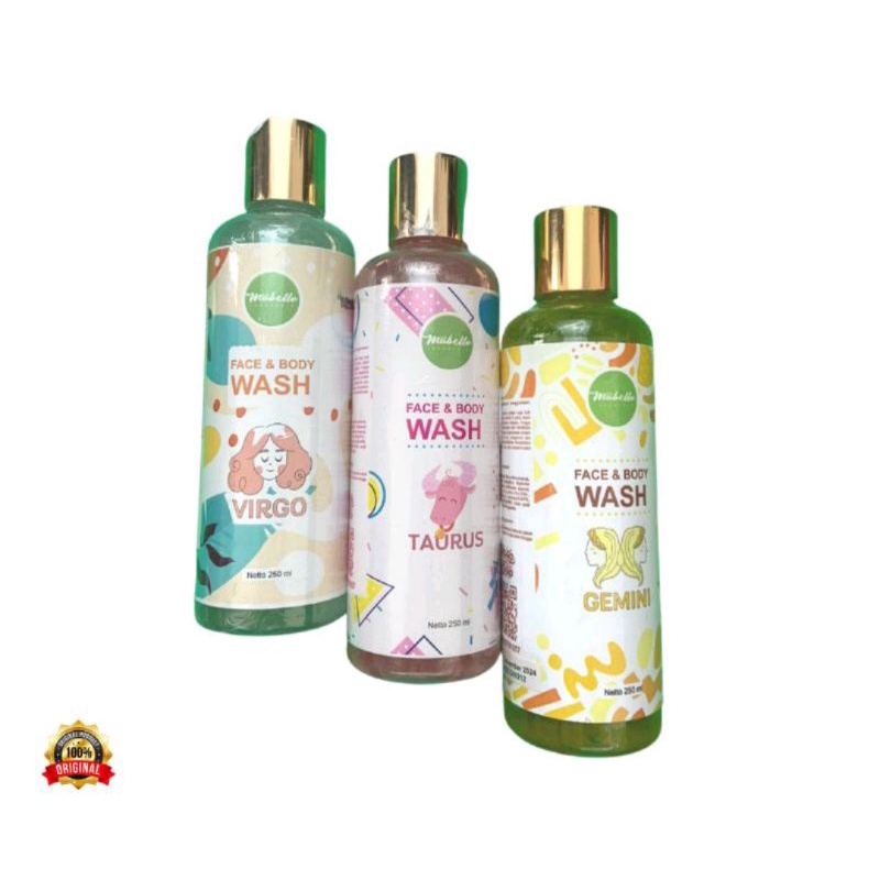 MABELLO Sabun Mandi Cair Face and Body Wash Mabello 250ml Halal Original BPOM