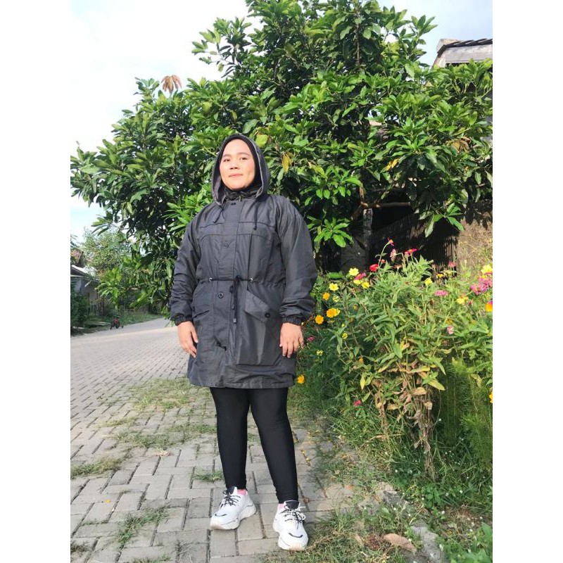 ANAPHA Jaket cewe bigsize Jaket parka 5xl Jaket parka Jumbo Jaket syari jumbo Jaket Hijab Jaket cewe