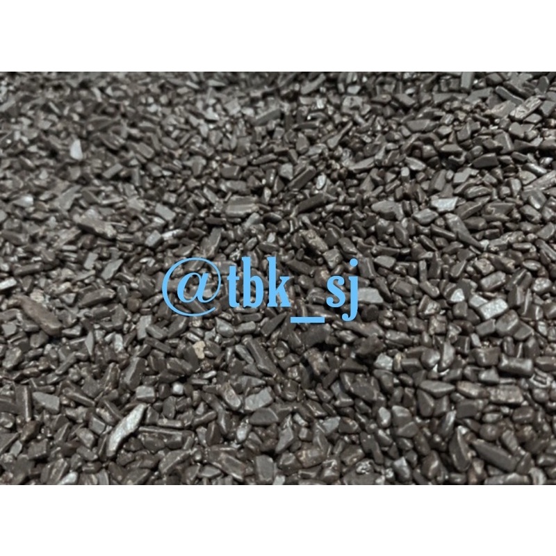 

caribe dark flake / coklat seperti serpihan kaca repack 100gr