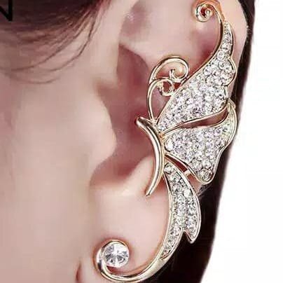 Klip Telinga Sayap Kupu Kupu Ear Clip