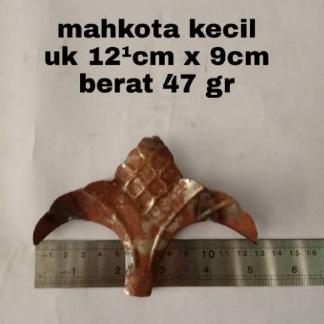 Ornamen hiasan pagar MAHKOTA KECIL