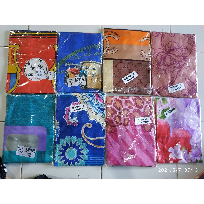 SARUNG BANTAL/GULING MAGAYA isi 1Pasang(2pcs) Bisa Pilih Warna COVER BANTAL/GULING Ukuran Standart