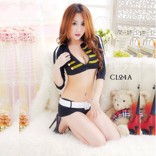 [BISA COD] LINGERIE SEKSI KOSTUM COSPLAY POLISI SEKSI  CL24A