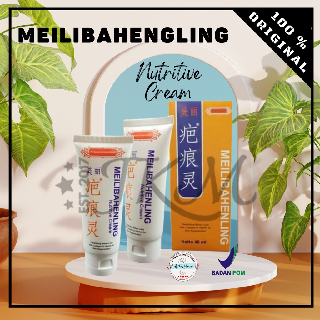 MEILIBAHENLING NUTRITIVE CREAM ORIGINAL BPOM PENGHILANG BEKAS LUKA MEILI BPOM ORIGINAL