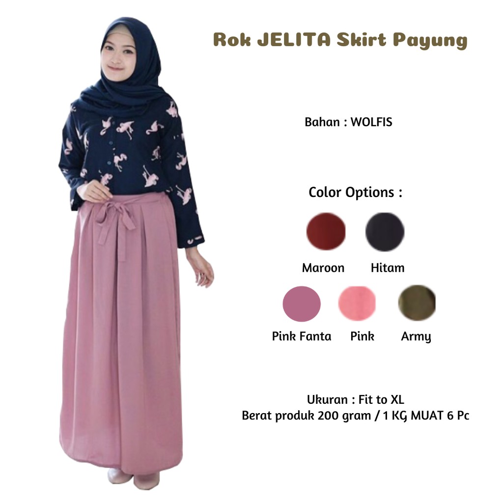 3.3 LNS YELONIX - Rok JELITA Skirt Wolfis Payung