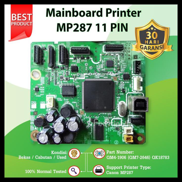Board Canon Mp287 Mainboard Mp 287, Motherboard Mp287 11 Pin